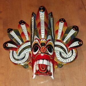 Handmade Beautiful Sri Lankan Traditional Cobra Tiki Mask